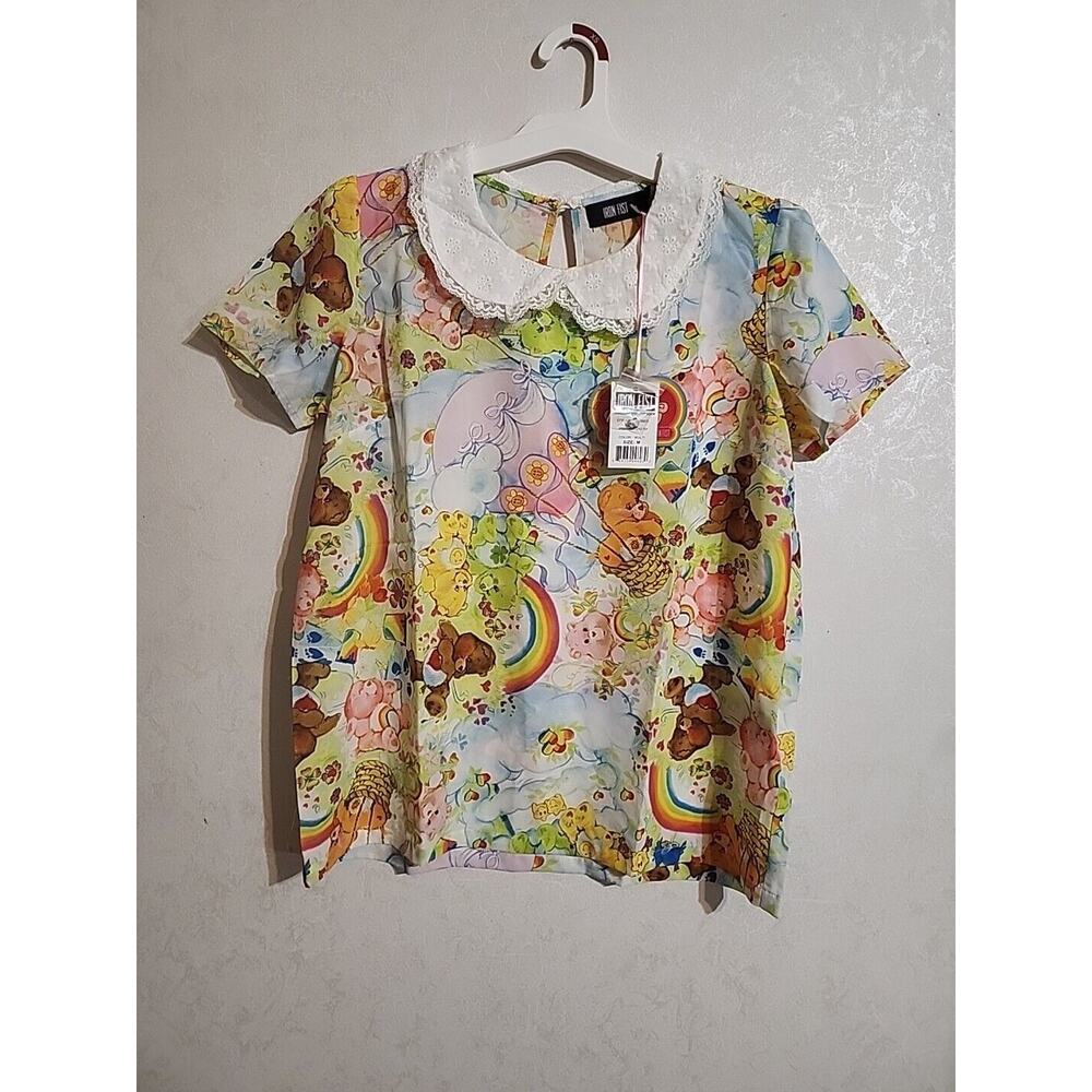 Iron Fist Woman's Care Bears Spring Flirty Girl Top Medium Light Weight Thin